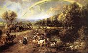 Peter Paul Rubens Landscape with Rainbow Sweden oil painting artist